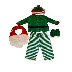 Cherokee Baby Infant 6M My First Thanksgiving 3 Piece Outfit Set Halloween Party